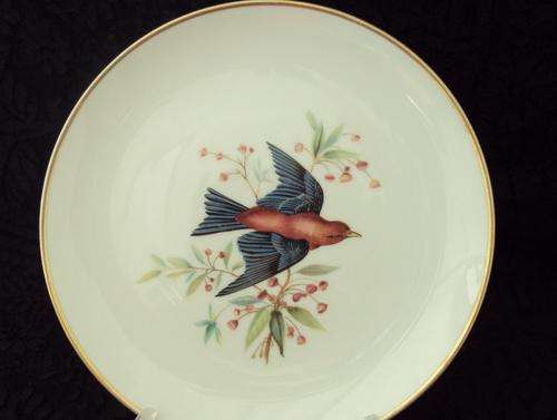 HUTSCHENREUTHER "SCARLET TANAGER" PLATE